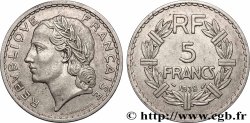 5 francs Lavrillier, nickel 1938  F.336/7