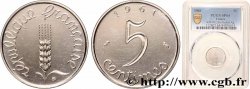 Piéfort Argent de 5 centimes Épi 1961 Paris GEM.21 P2