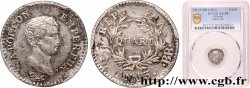 Quart (de franc) Napoléon Empereur, Calendrier révolutionnaire 1805 Strasbourg F.158/9