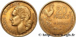 20 francs Georges Guiraud, 4 faucilles 1950 Beaumont-Le-Roger F.401/3