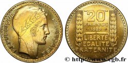 Essai de 20 francs Turin en bronze-aluminium 1929 Paris GEM.199 5