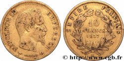 10 francs or Napoléon III, tête nue 1857 Paris F.506/4