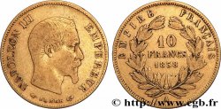 10 francs or Napoléon III, tête nue, grand module 1858 Paris F.506/5
