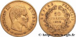 10 francs or Napoléon III, tête nue 1859 Paris F.506/7