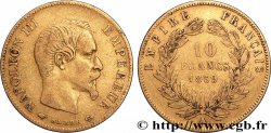 10 francs or Napoléon III, tête nue 1859 Paris F.506/7