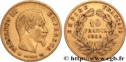 10 francs or Napoléon III, tête nue 1860 Strasbourg F.506/11
