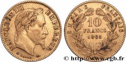 10 francs or Napoléon III, tête laurée 1865 Paris F.507A/9