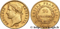 20 francs or Napoléon tête laurée, Empire français 1809 Paris F.516/1