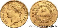 20 francs or Napoléon, tête laurée, Empire français 1813 Paris F.516/30
