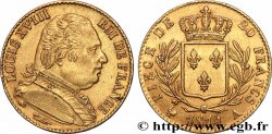 20 francs or Louis XVIII, buste habillé 1814 Paris F.517/1