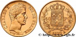 40 francs or Charles X, 2e type 1830 Paris F.544/5
