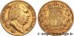20 francs or Louis XVIII, tête nue 1819 Paris F.519/15