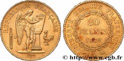 20 francs or Génie, IIe République 1849 Paris F.528/2