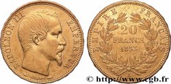 20 francs or Napoléon III, tête nue 1853 Paris F.531/1
