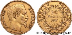 20 francs or Napoléon III, tête nue 1857 Paris F.531/12