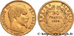 20 francs or Napoléon III, tête nue 1859 Paris F.531/15