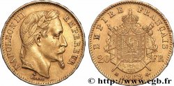 20 francs or Napoléon III, tête laurée 1868 Strasbourg F.532/19