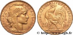 20 francs or Coq, Dieu protège la France 1903 Paris F.534/8