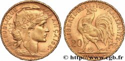 20 francs or Coq, Dieu protège la France 1906 Paris F.534/11