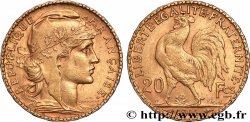 20 francs or Coq, Dieu protège la France 1906 Paris F.534/11