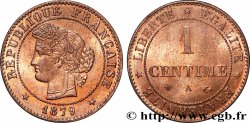 1 centime Cérès, ancre barrée 1879 Paris F.104/9