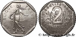 2 francs Semeuse, nickel 1988 Pessac F.272/12