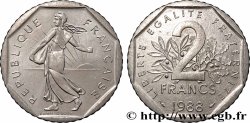 2 francs Semeuse, nickel 1988 Pessac F.272/12