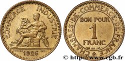 1 franc Chambres de Commerce 1926 Paris F.218/8