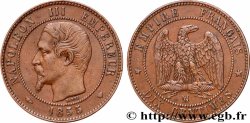 Dix centimes Napoléon III, tête nue, différent levrette 1855 Marseille F.133/30