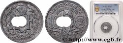 10 centimes Lindauer en zinc, Cmes souligné et millésime avec points, Fautée double trou 1941  F.140/2 var. MS62 PCGS