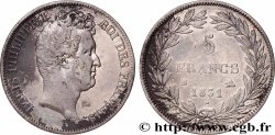 5 francs type Tiolier avec le I, tranche en creux 1831 Rouen F.315/15
