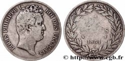 5 francs type Tiolier avec le I, tranche en creux 1831 Lille F.315/27