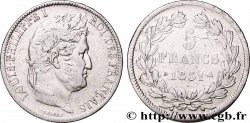 5 francs Ier type Domard, tranche en relief 1831 Rouen F.320/2