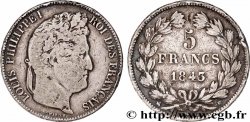 5 francs IIe type Domard 1843 Rouen F.324/101