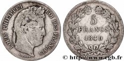 5 francs IIe type Domard 1840 Rouen F.324/84