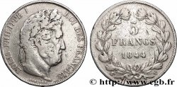 5 francs, IIIe type Domard 1844 Lille F.325/5
