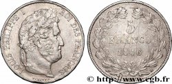 5 francs IIIe type Domard 1846 Paris F.325/10 MBC 