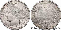 5 francs Cérès, avec légende 1870 Paris F.333/1