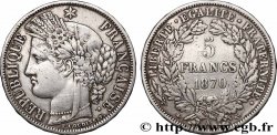 5 francs Cérès, avec légende 1870 Paris F.333/1 TB+ 