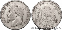 5 francs Napoléon III, tête laurée 1867 Paris F.331/10 BC 