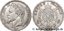 5 francs Napoléon III, tête laurée 1868 Paris F.331/12