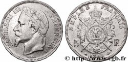 5 francs Napoléon III, tête laurée 1868 Paris F.331/12 BC+ 