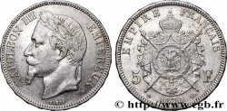 5 francs Napoléon III, tête laurée 1870 Strasbourg F.331/17 TB+ 
