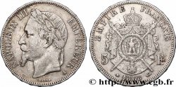 5 francs Napoléon III, tête laurée 1868 Paris F.331/12