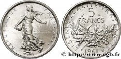 5 francs Semeuse, argent 1961 Paris F.340/5 SPL63 