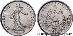 5 francs Semeuse, nickel 1974 Pessac F.341/6