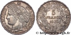 5 francs Cérès, avec légende 1870 Paris F.333/1