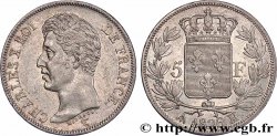 5 francs Charles X, 1er type 1826 La Rochelle F.310/19