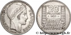 20 francs Turin, rameaux courts 1933  F.400/4