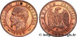 Un centime Napoléon III, tête nue 1853 Paris F.102/1